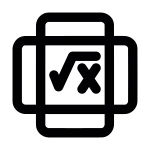 Microsoft Math SVG Icon
